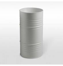 Kerasan Artwork Barrel Раковина 45х90 см, без отв., напольная, слив в пол, в комплекте сифон, цвет: Grigio matt. 4742K59