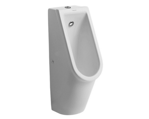 Duravit Starck 3 Писсуар подвесной 30х24.5см., безободковый, без мушки, подвод воды сзади, с креплением, цвет: белый. 0827250000