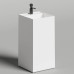 Salini Armonia Square TOP 01 Раковина напольная 45х45х90м., с 1 отв., мат-л: S-Stone, цвет: белый матовый. 130521TM
