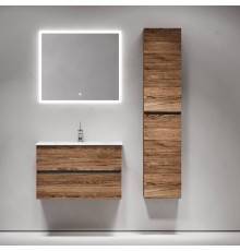 Мебель для ванной комнаты Sancos Urban 80 дуб чарльстон, белая раковина CN7005