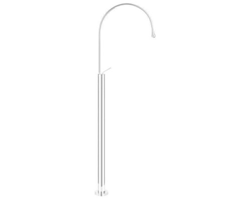 Gessi Goccia Напольный смеситель для раковины, излив 389мм R=197, внешняя часть, цвет: белый. 33628#279