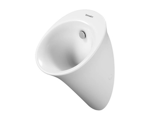 Duravit White Tulip Писсуар 32х34см., без смывного края, с вытяжкой, подача воды сзади, сток горизонтальный, без мушки, цвет: белый. 2817300000