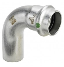 Угольник 90° Viega Sanpress Inox нержавеющая сталь 42 мм. 435752