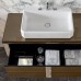 Oasis Rialto Комплект мебели напольный, №4, L116xP51x H:200см, цвет: metallic Gianduia/хром.