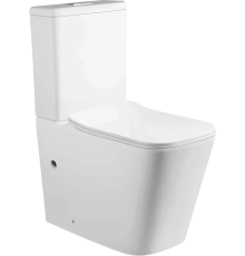 Унитаз-компакт Ceruttispa Maiella CT10314 безободковый, с микролифтом