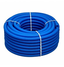 Труба гофрированная, ELSEN, FlexLight, для Ø25, наружный Ø35, синяя, бухта 30 м