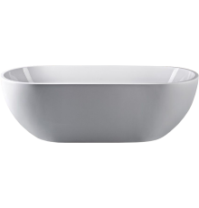 Акриловая ванна Art Max AM-218-1800-800 180x80 см, отдельностоящая, овальная, с каркасом, со сливом-переливом
