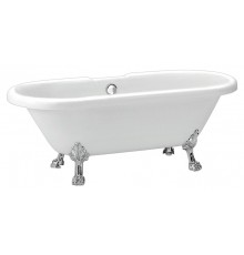 Акриловая ванна BelBagno BB21 175x80 см, отдельностоящая, овальная, с ножками