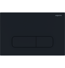 Кнопка смыва AQUATEK KDI-0000017 черная матовая