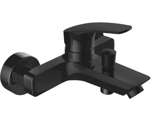 Смеситель для ванны с душем Aquanet Static AF330-20B чёрный матовый