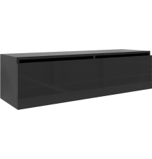 Тумба Armadi Art Flat Valessi Uno-S 140 антрацит глянец