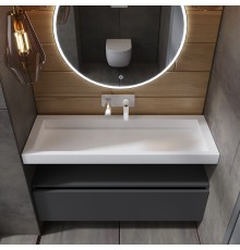 Тумба Armadi Art Flat Valessi Uno-S 120 антрацит матовый