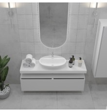 Тумба Armadi Art Flat Valessi Uno-S 140 белый глянец