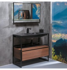 Мебель для ванной комнаты Armadi Art Loft 120 dark wood, напольная
