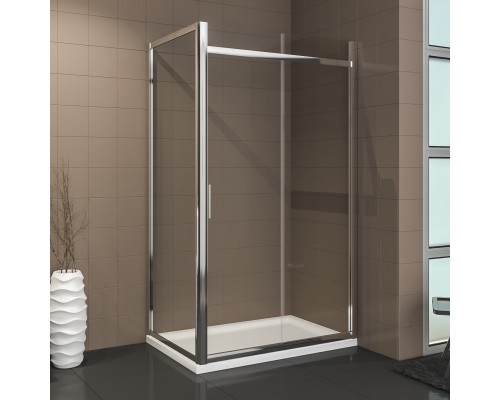 Душевой уголок Artemis Agave 110 120х90 см, хром