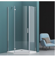 Душевой уголок BelBagno Kraft P-1-100-C-Cr L