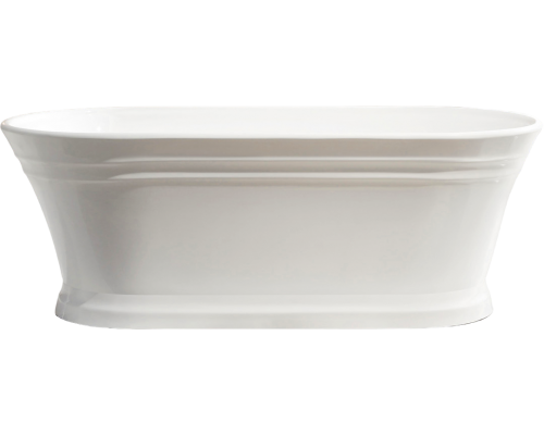 Акриловая ванна BelBagno BB402-1700-790 без опоры 170x80 см, отдельностоящая, овальная, со сливом-переливом