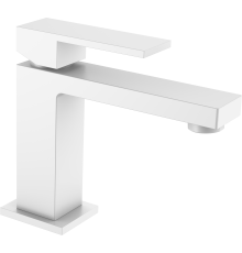 Смеситель для раковины Boheme Qubic 471-MW matt white