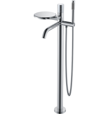 Напольный смеситель для ванны с душем Boheme Stick 129-CRCR chrome diamond chrome