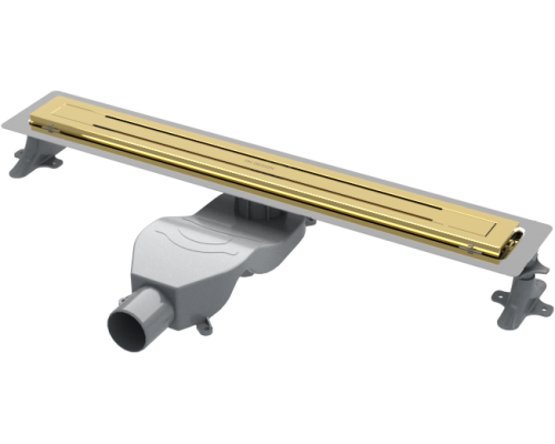 Душевой трап (лоток) Boheme Premium Trendy 80 см, золото