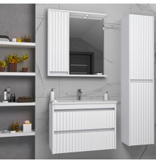 Мебель для ванной комнаты Brevita Balaton 75, белая