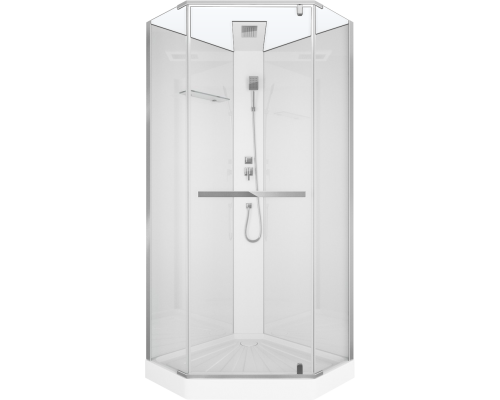 Душевая кабина Ceruttispa Chika 901T профиль хром
