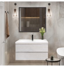 Мебель для ванной комнаты Cezares Molveno 100, legno bianco, с раковиной Cezares CZR-1188-1000/500