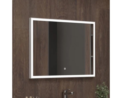 Зеркало CONTINENT Frame 90х80 с подсветкой
