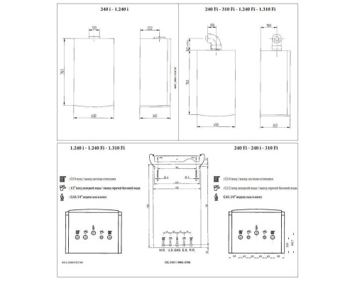 Котел газовый Baxi LUNA 3 comfort 1.240 Fi настенный/ одноконтурный/ турбированный с датчиком CSE45524358- (CSE45524358-)