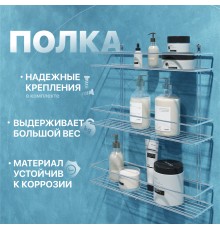 Полка DIWO Смоленск П16103 хром