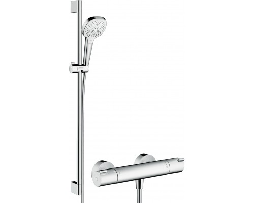 Термостатический смеситель Hansgrohe Ecostat 1001 CL ВМ 13211000 + Душевой гарнитур Hansgrohe Croma Select E Multi 26590400