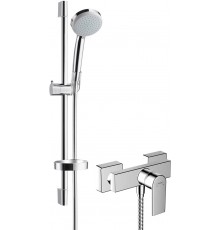 Смеситель для душа Hansgrohe Vernis Shape 71650000 + Душевой гарнитур Hansgrohe Croma 100 Vario 27772000 Unica'C