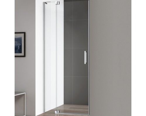 Душевая дверь в нишу Cezares Slider B 1 70/80 C Cr профиль хром, стекло прозрачное