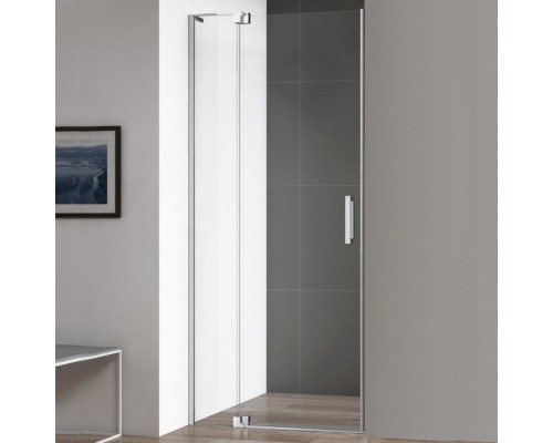 Душевая дверь в нишу Cezares Slider B 1 100/110 C Cr профиль хром, стекло прозрачное