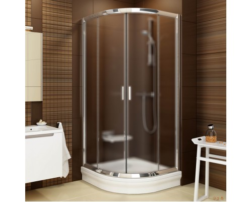 Душевой уголок Ravak Blix BLCP4-80 Grape, профиль блестящий