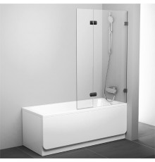 Шторка на ванну Ravak BVS2-100 R Transparent, фурнитура хром + монтажный комплект
