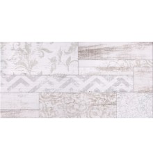 Плитка настенная Global Tile San Remo GT13VG матовая 50x25 белая, геометрия