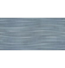 Плитка настенная Kerama Marazzi Маритимос глянцевая, ректифицированная голубая, структура