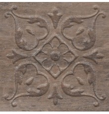 Вставка Kerama Marazzi Браш Вуд STG\C482\SG1550 матовая 9,9х9,9 темно-коричневая