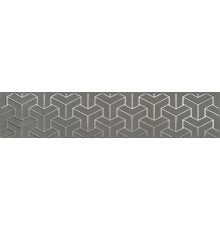 Бордюр Kerama Marazzi Ломбардиа матовый 25х5,4, темно-серый