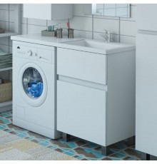 Тумба с раковиной Эстет Dallas Luxe 140 напольная, 2 ящика R
