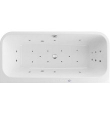 Акриловая ванна Excellent Arana WAEX.ARA18.ULTRA 180x85 см, с гидромассажем, с каркасом, со сливом-переливом