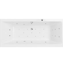 Акриловая ванна Excellent Pryzmat WAEX.PRY18.ULTRA 180x80 см, с гидромассажем, с каркасом, со сливом-переливом