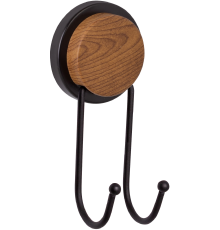 Крючок Fixsen Magic Wood FX-46005A двойной, черный