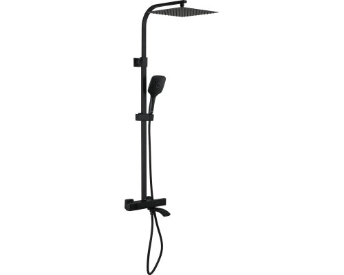 Душевая стойка Gappo G07-6 G2407-60 с термостатом, черная
