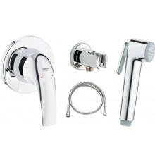 Гигиенический душ Grohe BauCurve 123072, со смесителем, С ВНУТРЕННЕЙ ЧАСТЬЮ