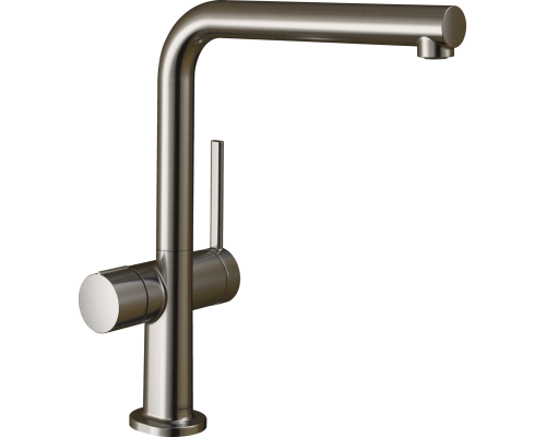 Комплект  Смеситель для кухни Hansgrohe Talis M54 72827800 сталь + Фартук для кухни Hansgrohe черный