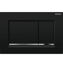 Кнопка смыва Geberit Omega 30 115.080.KM.1 черная, хром