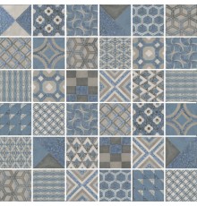 Мозаика Kerama Marazzi Онда Декор 2 VT416B\MM матовая 30x30 синяя