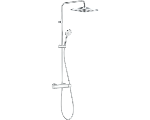 Душевая стойка Kludi Logo Dual Shower System 6809805-00 с термостатом